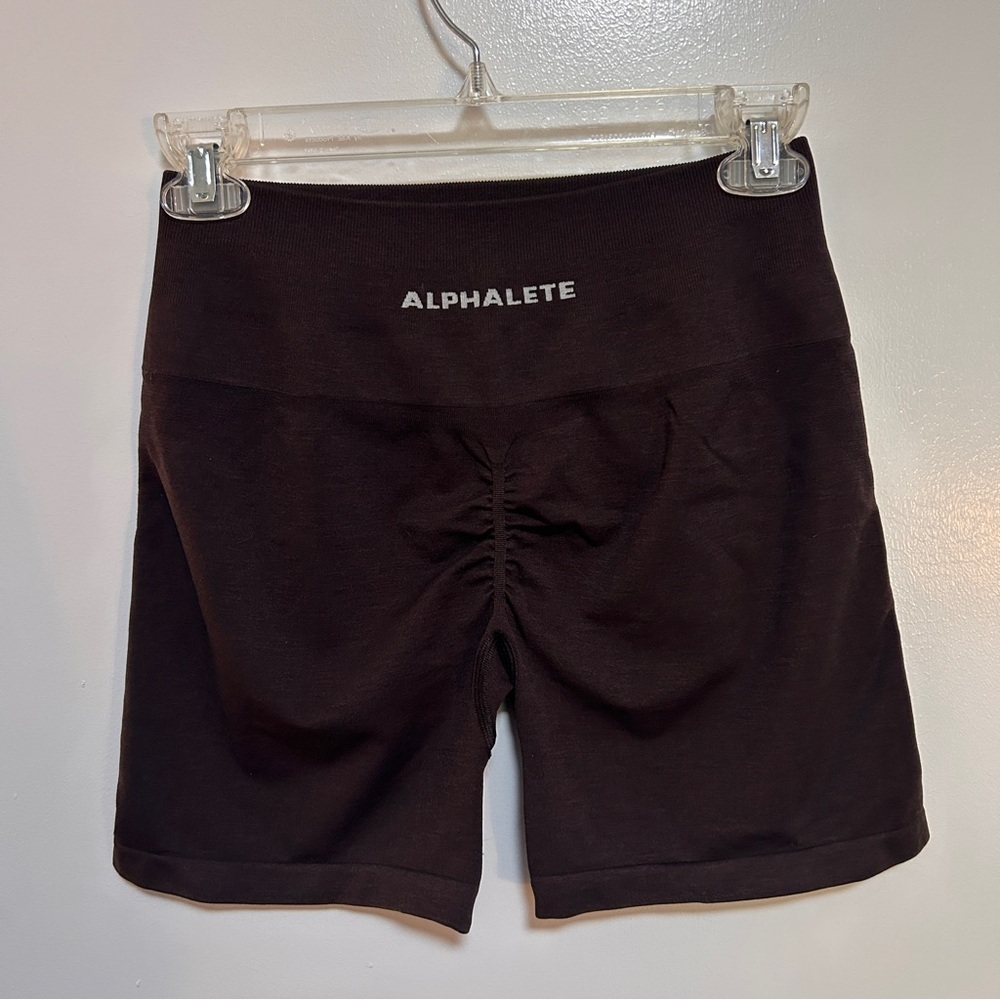 Alphalete Amplify Chocolate Brown Shorts
